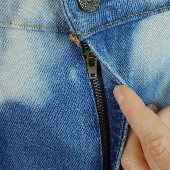 Vintage Levis Orange Tab Bootcut Jeans 37" x 30" Tie Dye Hippy Western Patriotic - Picture 5 of 15